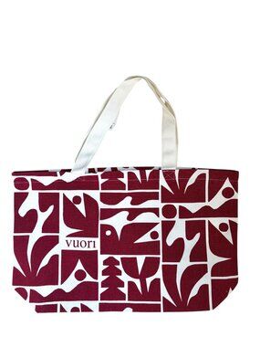 Vuori Limited Edition Holiday Tote Bag (Strawberry)
